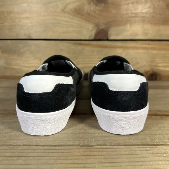 NEW Mens 7 Adidas Shmoofoil Black White Grey Slip-On Casual Sneakers IG5268
