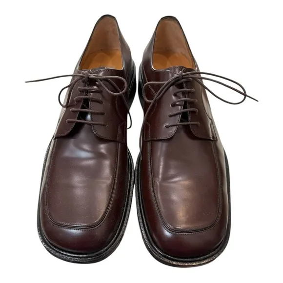New Mezlan Alcoy Men's Brown Leather Lace-up Oxford Dress Shoes 11  11M