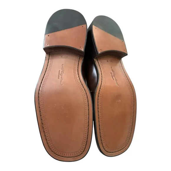 New Mezlan Alcoy Men's Brown Leather Lace-up Oxford Dress Shoes 11  11M