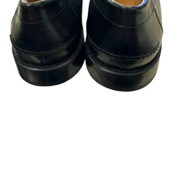 New Mezlan Romano Men's Black Leather Slip-on Loafers Dress Shoes 11.5  11.5M