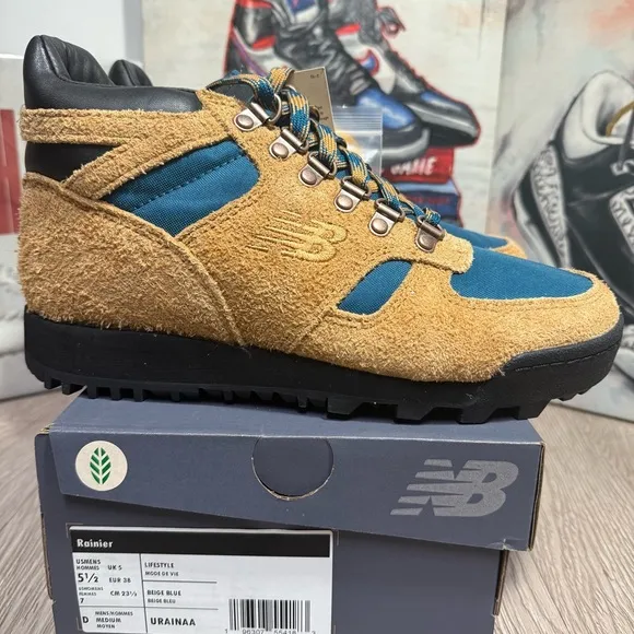New New Balance Men's Size 5.5/ 7 Women Rainier Hiking Boots Cordura Vibram