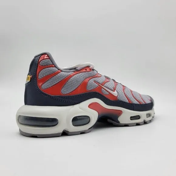 NEW Nike Air Max Plus Gray Red Shoes Sneakers