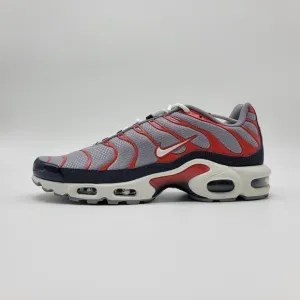 NEW Nike Air Max Plus Gray Red Shoes Sneakers