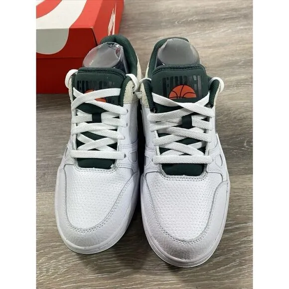 NEW Nike Men's SIZE 7.5 Full Force LO COB White Green HF1739-100