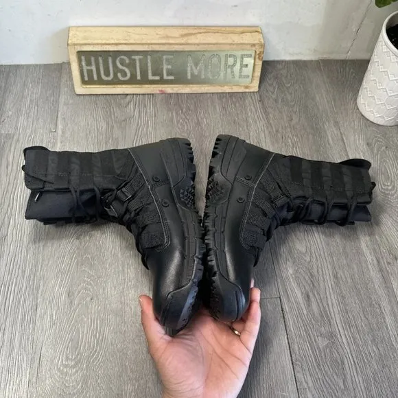 NEW Nike SFB Gen 2 8&quot; Tactical Hiking Boots Triple Black 922474-001 Men 6 W 7.5