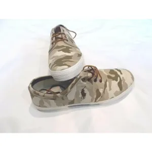 New Ralph Lauren POLO Faxon Low Khaki camo sneaker