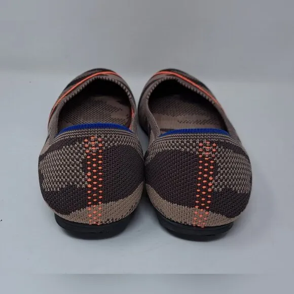 NEW Rothy's Women's Camo Knit Woven Ballet Flats Round Toe Shoes 10.5 US