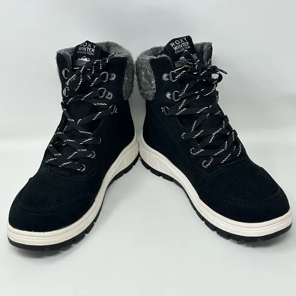 NEW Roxy Women's Marija Winter Boots Mid Calf Size 9.5 Black