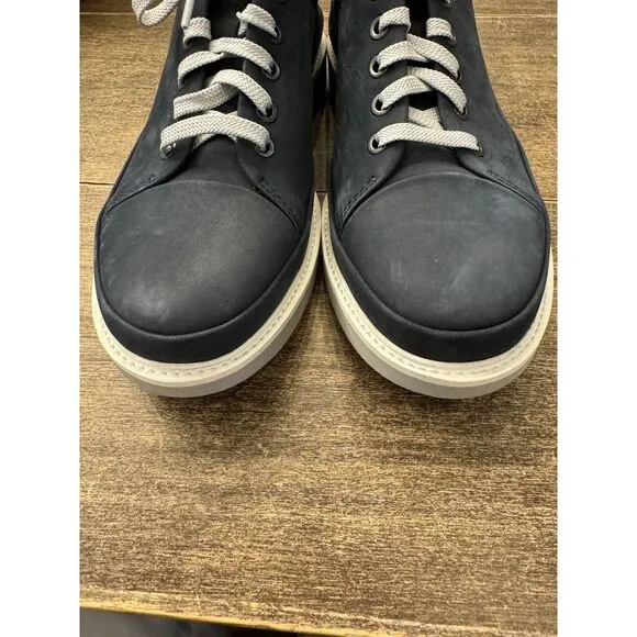New Samuel Hubbard ‎ HUBBARD FAST  Leather Shoes Men Size 8.5  Medium - Navy