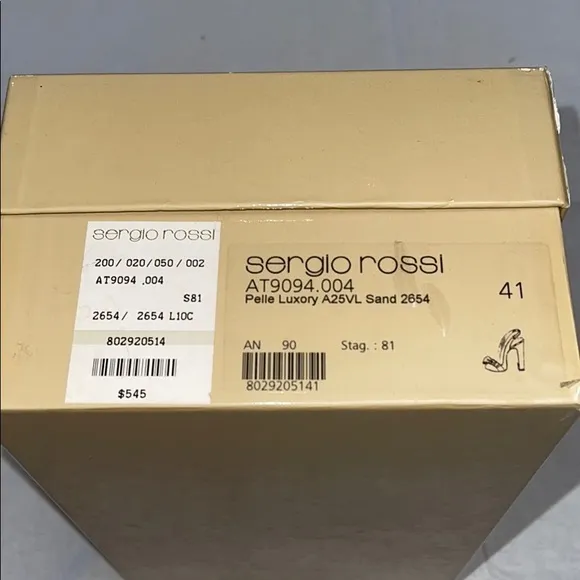 New Sergio Rossi Women’s Heel Shoes