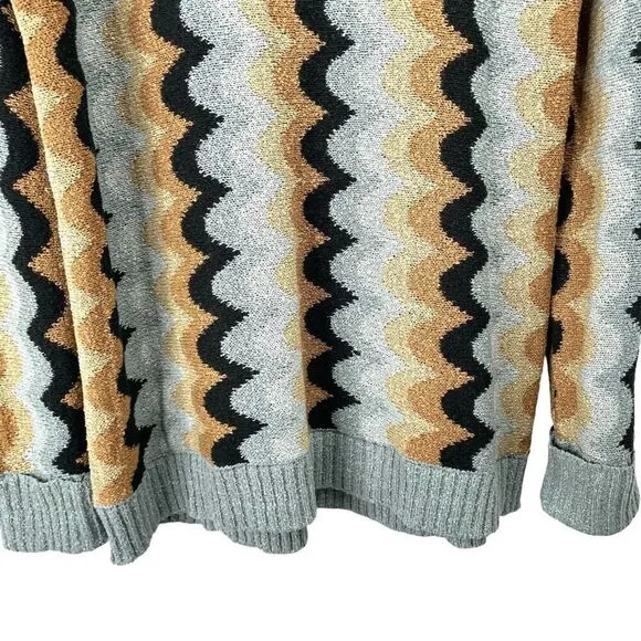 NEW Show Me Your Mumu retro wave knit comfy sweater Size XS