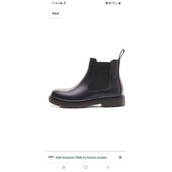 New Size 9.5 Women's Black Combat Casual Dress Ankle Boots Savaii Carina