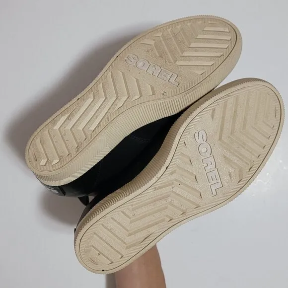 NEW Sorel Out N About Wedge Chelsea Boots Womens 8 Sneaker Casual Comfort Dark
