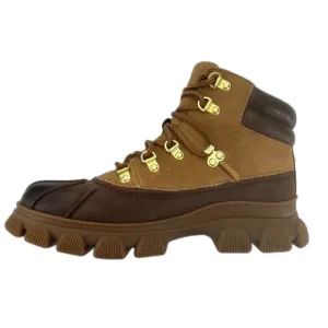 New Sperry Boots Brown Tan Summit Leather Waterproof Hiking Rain &amp; Snow SZ 7.5