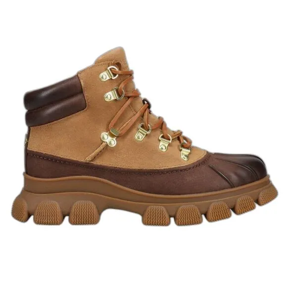 New Sperry Boots Brown Tan Summit Leather Waterproof Hiking Rain &amp; Snow SZ 7.5