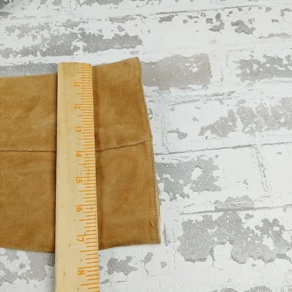 New Steve Madden Marcello Tan Suede Block Heel Platform Knee High Boots W607