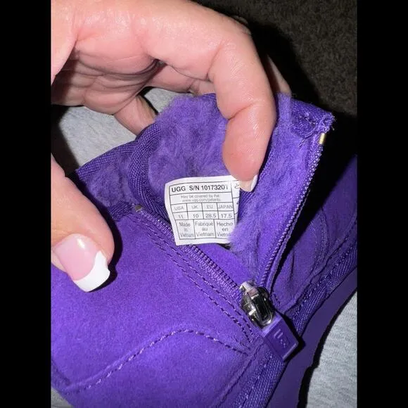 NEW UGG KIDS NEUMEL II BOOT VIOLET NIGHT sz 11