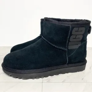 New! UGG Side Logo Mini Winter Boot 5