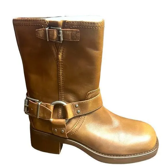 NEW ▶️ Vince Camuto ◀️ Kaemie Leather Harness Boots