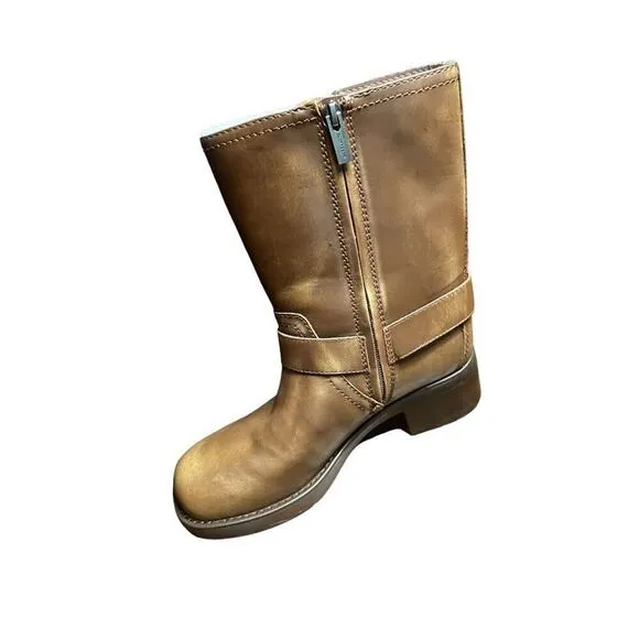 NEW ▶️ Vince Camuto ◀️ Kaemie Leather Harness Boots