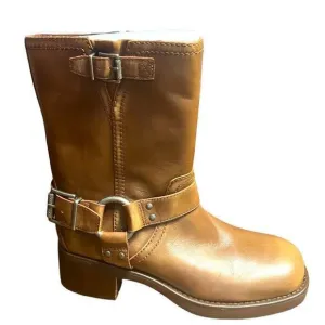 NEW ▶️ Vince Camuto ◀️ Kaemie Leather Harness Boots