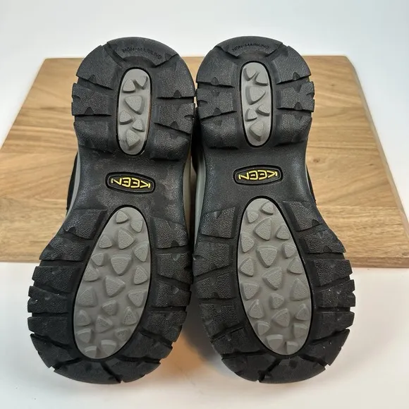 New‎ Womens Keen Kaci III Mid Waterproof Winter Leather Boots Black Size 7.5 M