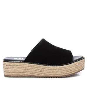NEW XTI women's leather casual sandals in black