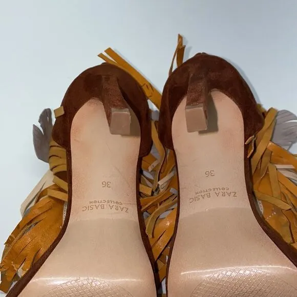 NEW ZARA BASIC FALL SHOES high heel sandals