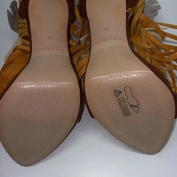 NEW ZARA BASIC FALL SHOES high heel sandals