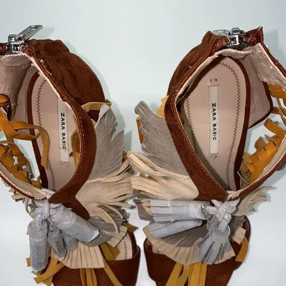 NEW ZARA BASIC FALL SHOES high heel sandals