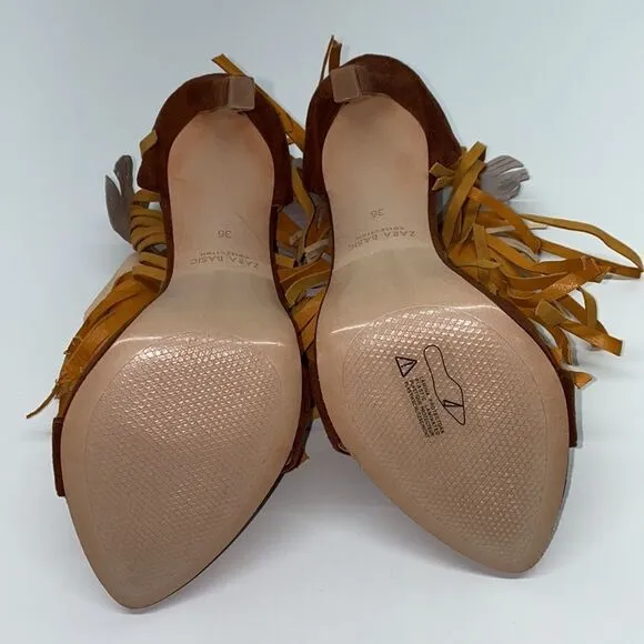 NEW ZARA BASIC FALL SHOES high heel sandals
