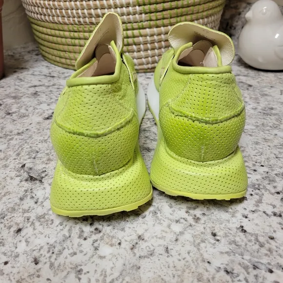 NIB A.S.98 Elian Acido Green Loafer Shoes 38 39