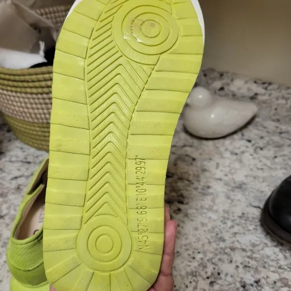 NIB A.S.98 Elian Acido Green Loafer Shoes 38 39