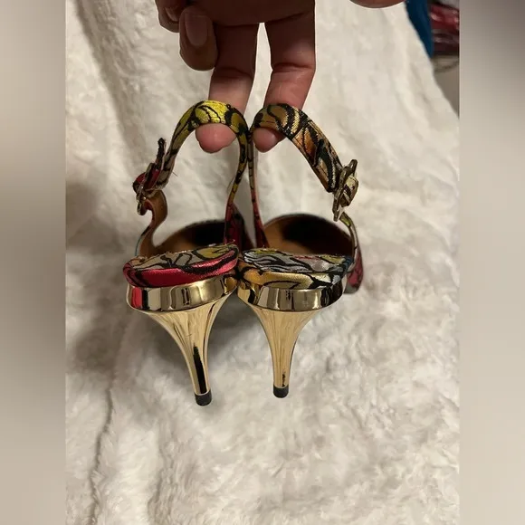 NIB J. Renee Pearla Slingback Pump in Bright Multi - Size 8.5