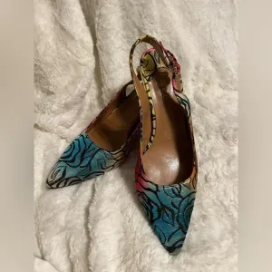 NIB J. Renee Pearla Slingback Pump in Bright Multi - Size 8.5