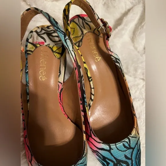 NIB J. Renee Pearla Slingback Pump in Bright Multi - Size 8.5