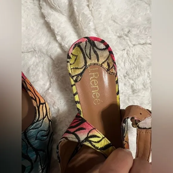 NIB J. Renee Pearla Slingback Pump in Bright Multi - Size 8.5