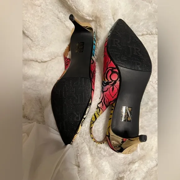 NIB J. Renee Pearla Slingback Pump in Bright Multi - Size 8.5