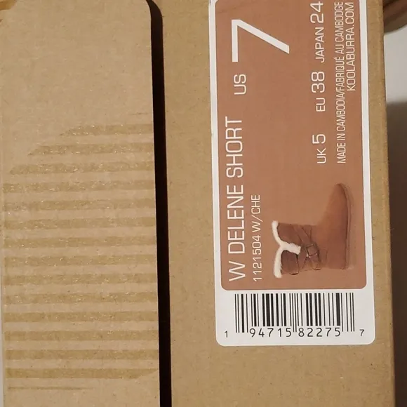 NIB Koolaburra by UGG Chesnut Delene Short Winter Boots 7