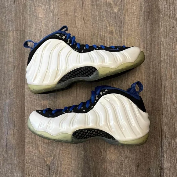 Nike Air Foamposite One Shooting Stars White Blue Black