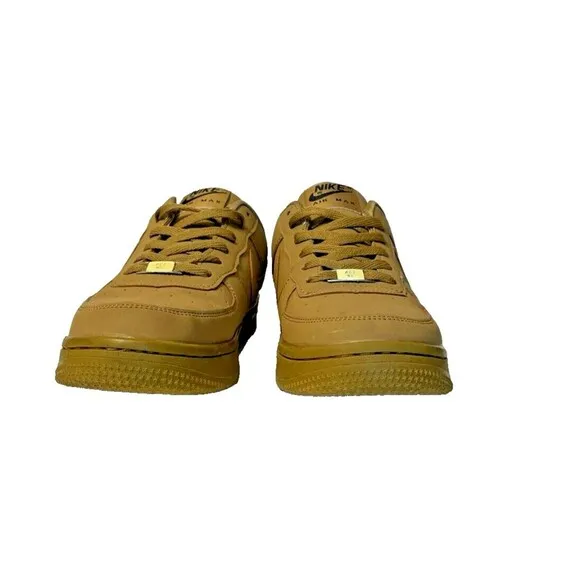 Nike Air Force 1 07 WB Mens  8 US 7 UK Flax Gum Light Brown Wheat Athletic Shoes