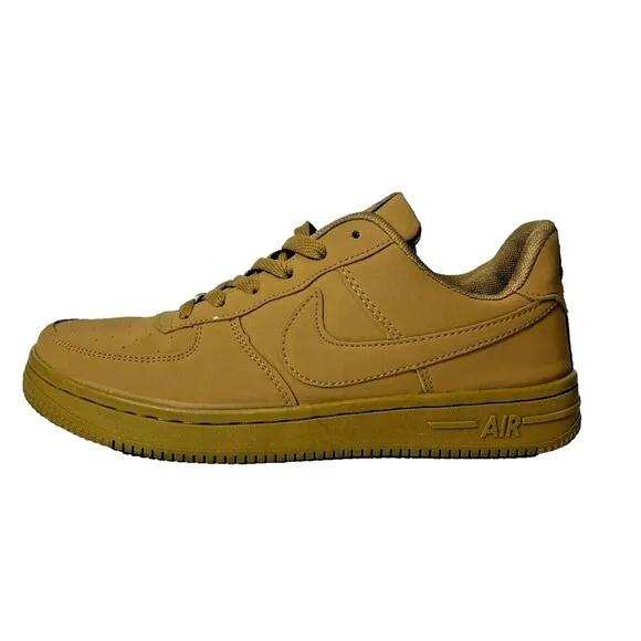 Nike Air Force 1 07 WB Mens  8 US 7 UK Flax Gum Light Brown Wheat Athletic Shoes