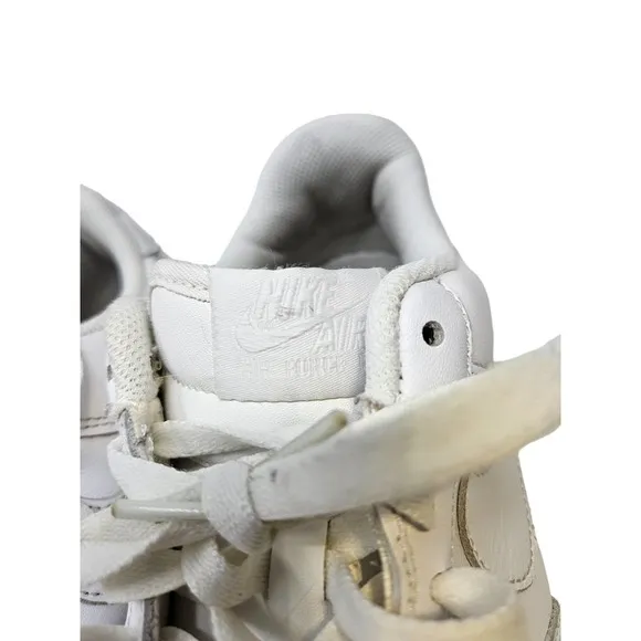 Nike Air Force 1 AF1 82 9 White Low Top Sneakers Mens Athletic Shoes Leather
