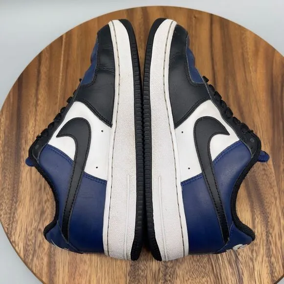 Nike Air Force 1 Low Shoes Blue Black Mens 8 Sneakers CT7875-994