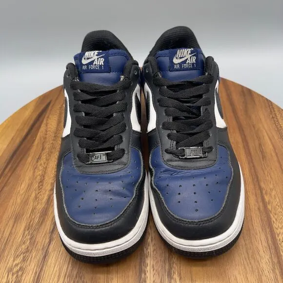 Nike Air Force 1 Low Shoes Blue Black Mens 8 Sneakers CT7875-994