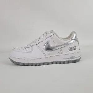 Nike Air Force 1 (PS) LITTLE KIDS White Sneakers Leather SZ 1Y