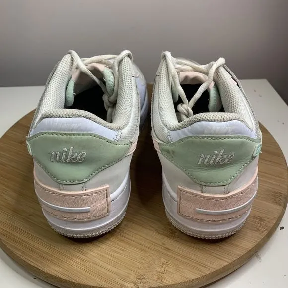Nike Air Force 1 Shadow White Womens Size 9 Shoes Atmosphere Mint Sneakers AF1