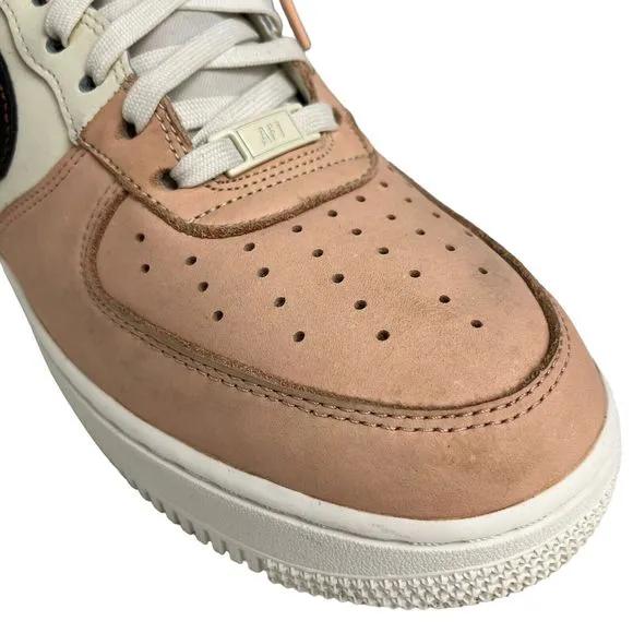 Nike Air Force 1 Shoes Size 10.5 Pink Brown White ‘07 LV8 Neopolitian Sneakers