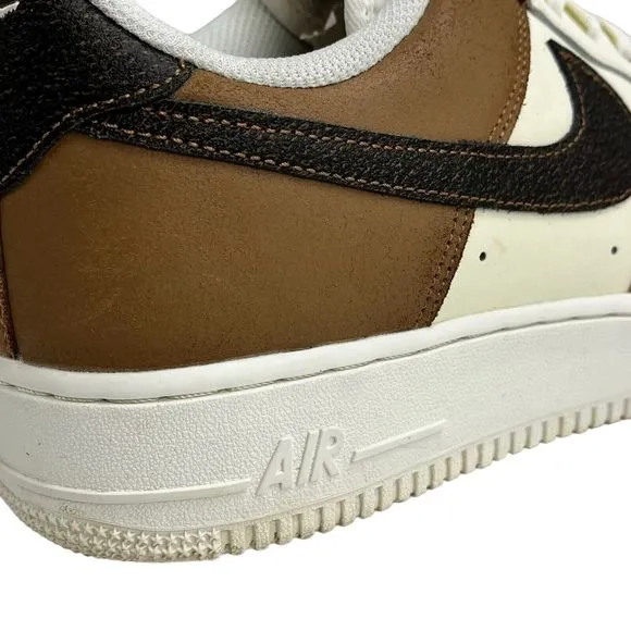 Nike Air Force 1 Shoes Size 10.5 Pink Brown White ‘07 LV8 Neopolitian Sneakers