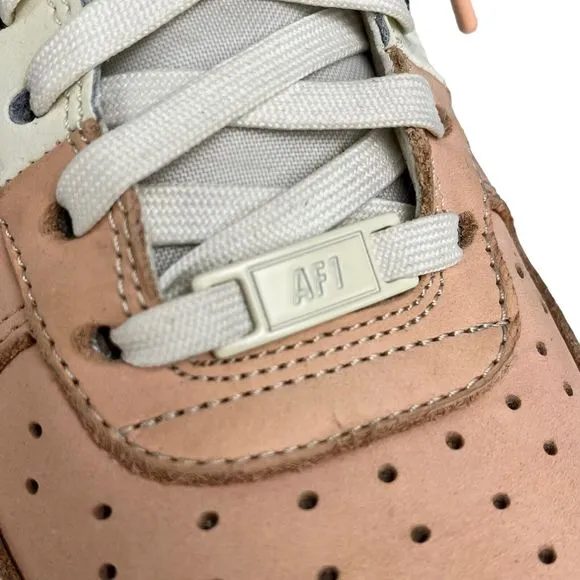Nike Air Force 1 Shoes Size 10.5 Pink Brown White ‘07 LV8 Neopolitian Sneakers